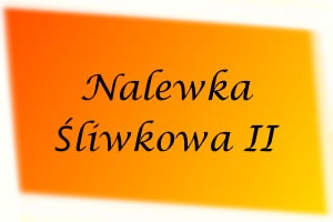 Nalewka Śliwkowa II
